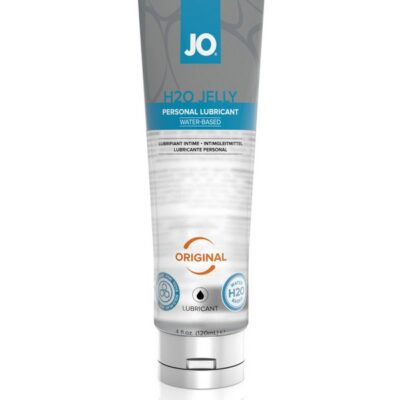 JO H2O Jelly Original clear water-based lubricant 4 oz bottle by System Jo