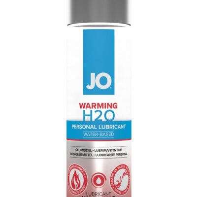 Clear warming water-based lubricant 8 oz bottle by System Jo