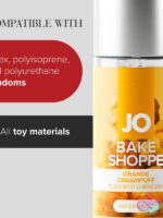 JO Bake Shoppe Orange Creampuff Flavored Lubricant 2 oz - Image 2