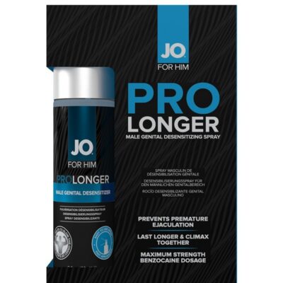 JO Prolonger Spray for Him 2 oz clear desensitizing formula by System Jo