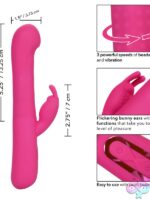 Jack Rabbit Elite Beaded G Rabbit – Pink Silicone Vibrator - Image 3