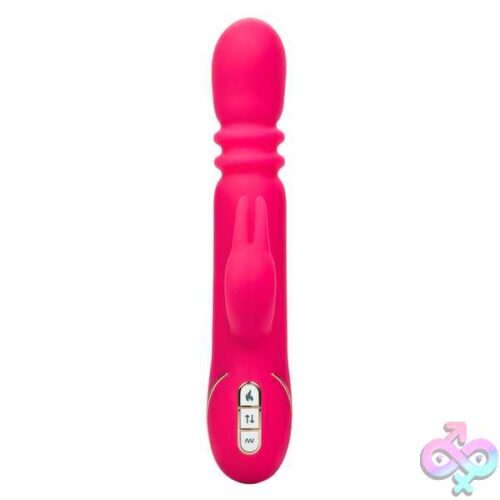 Jack Rabbit Signature Heated Silicone Triple Fantasy Rabbit - Pink - Image 6