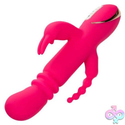 Jack Rabbit Signature Heated Silicone Triple Fantasy Rabbit - Pink - Image 7