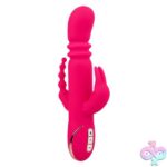 Jack Rabbit Signature Heated Silicone Triple Fantasy Rabbit - Pink - Image 9