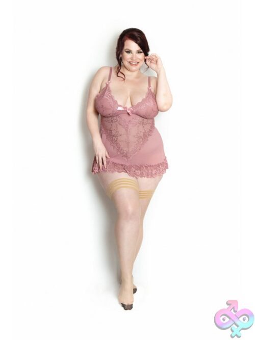 Kixies Jenny Champagne Thigh-High Stockings - Image 2