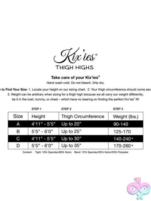 Kixies Jenny Champagne Thigh-High Stockings - Image 3