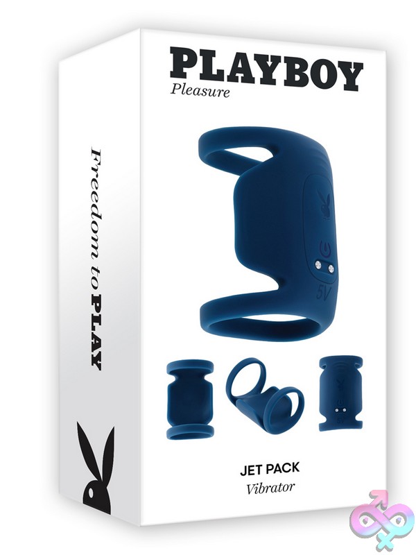 Discreet-Toys-Jet-Pack-Nu-Pb-Rs-5889-2 Jet Pack Double-Ring Vibrating Penis Vibrator In Beige Silicone By Playboy Pleasure