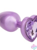 Jewel Small Amethyst Heart Plug - Image 2