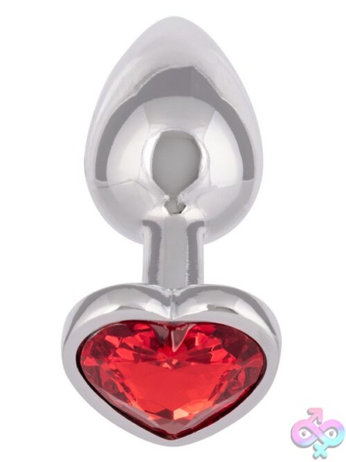 Jewel Heart Plug With Ruby Gem Accent – Small - Image 2