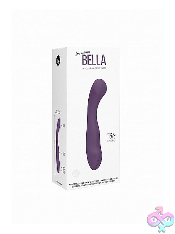 Discreet-Toys-Jil-Bella-Purple-Nu-St-Jil010Pur Curved Purple G-Spot Vibrator With Dual Motors By Shots Toys