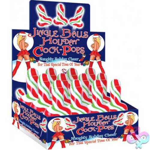 Jingle Balls Holiday Cock Pop - 12 Piece Display - Image 2
