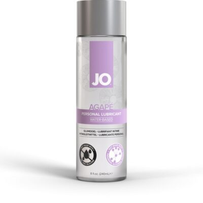 Clear pH balanced water-based lubricant 8 oz bottle by System Jo