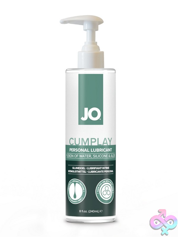 Discreet-Toys-Jo-Cumplay-Lubricant-Original-8-Oz-Nu-Jo40115 Creamy White Hybrid Lubricant 8 Oz Bottle By System Jo