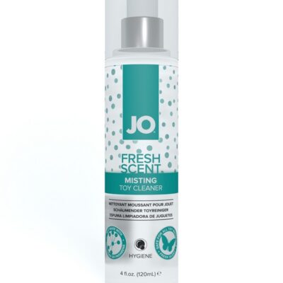 Jo Misting Toy Cleaner 4 oz clear spray bottle by System Jo