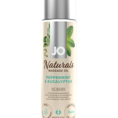 Clear cooling peppermint and eucalyptus massage oil 4 oz by System Jo