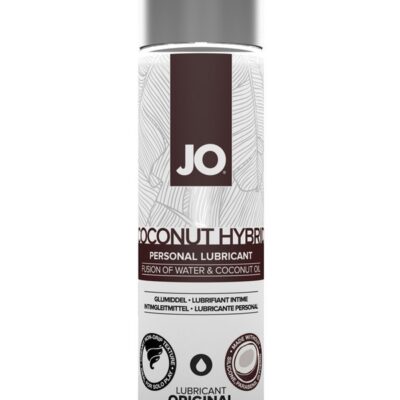 JO Coconut Hybrid Personal Lubricant 4 oz creamy white formula by System Jo
