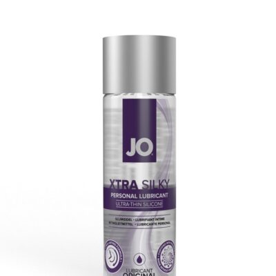 Clear ultra-thin silicone personal lubricant 2 oz bottle by System Jo