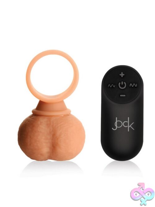 Jock 28X Vibrating Silicone Balls Large – Orange - Image 2