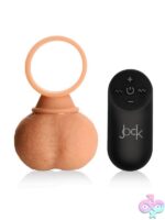 Jock 28X Vibrating Silicone Balls X-Large – Beige - Image 2
