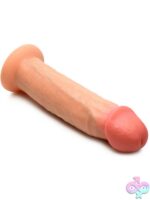Jock 8.5" Realistic Dual Density Silicone Dildo – Beige - Image 3