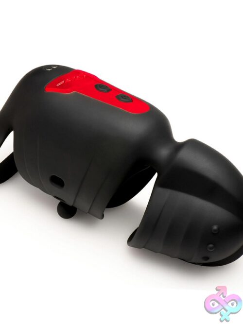 Advanced Helmet Humper Gyrating &Amp; Vibrating Silicone Masturbator - Image 2