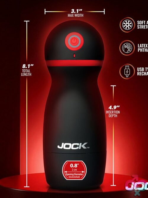 Jock Advanced Ultra Suck Sucking &Amp; Vibrating Masturbator - Image 5