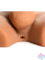 Jock Ass Masturbator with Poseable Dildo – Beige - Image 3
