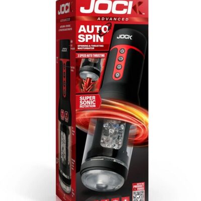 Jock Auto Spin automatic spinning and thrusting masturbator in black by Curve Novelties