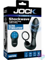 Jock Electro Shockwave E-Stim Anal Plug W/ C-Ring - Image 3
