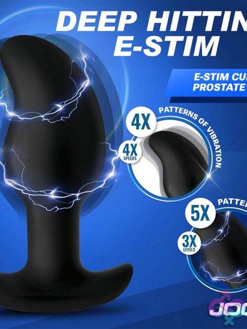 Jock Electro Volt E-Stim Curved Prostate Plug - Image 5