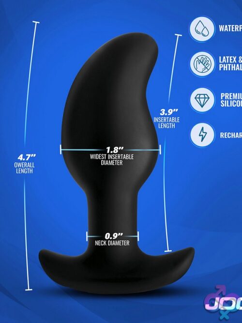 Jock Electro Volt E-Stim Curved Prostate Plug - Image 6