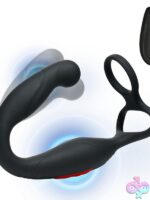 gyrating prostate vibrator c-ring Jock Enhancers Axis by Curve Novelties