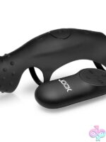 Jock Enhancers Rush Vibrating Penis Sleeve C-Ring with Remote – Black - Image 2