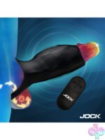 Jock Enhancers Surge Vibrating Penis Sleeve C-Ring with Remote – Black - Image 4