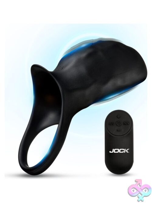 Jock Enhancers Surge Vibrating Penis Sleeve C-Ring With Remote – Black - Image 8