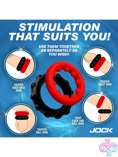 Jock Enhancers Weighted Silicone C-Ring Set - Image 7