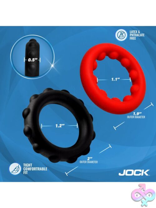 Jock Enhancers Weighted Silicone C-Ring Set - Image 8