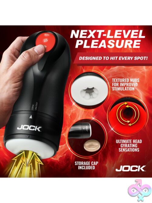 Jock Gyroblast Gyrating, Sucking &Amp; Vibrating Masturbator – Black - Image 6