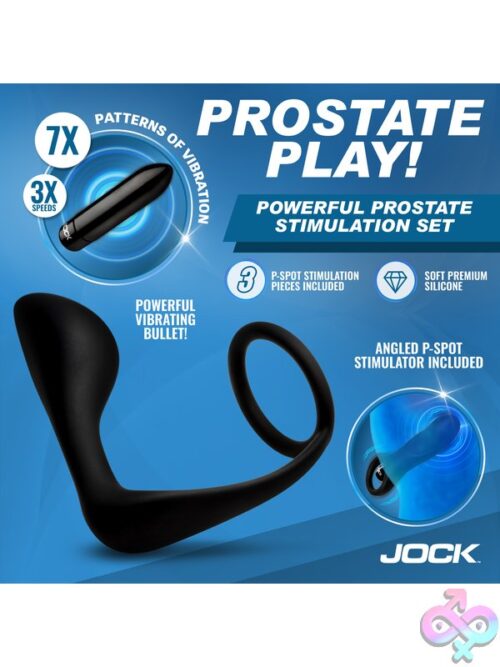 P-Spotter Silicone Prostate Vibrator Set – Black - Image 5