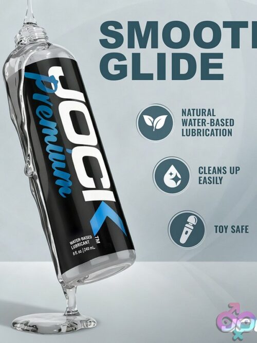 Jock Premium Water-Based Lubricant 8 Oz - Image 4