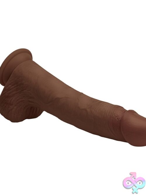 Jock Real Skin 10&Quot; Dual-Layer Silicone Dildo With Balls - Image 3