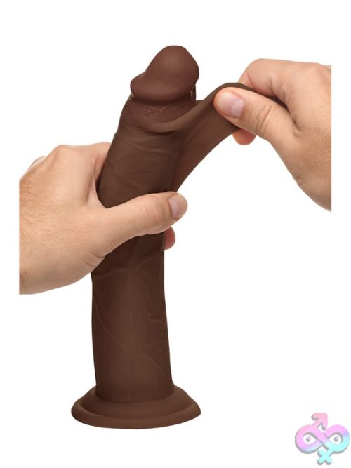 Jock Real Skin 9.5&Quot; Dual-Layer Silicone Dildo - Image 2