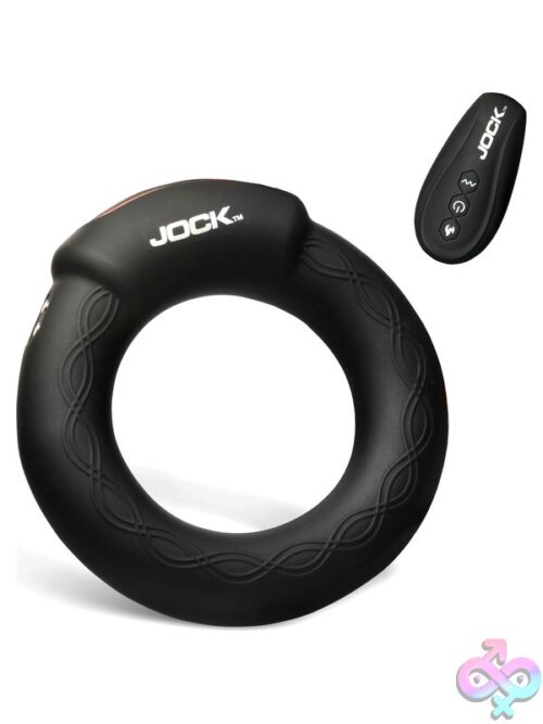 Jock Rumbler 2&Quot; Vibrating &Amp; Warming C-Ring – Black - Image 9