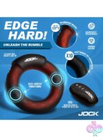 Jock Rumbler Vibrating & Warming C-Ring – Black - Image 5