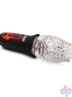 Jock Spinning & Vibrating Masturbator – Clear - Image 2
