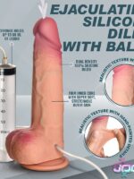 Jock Squirters 8.75" Ejaculating Silicone Dildo W/ Balls - Image 3