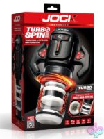 Jock Turbo Spin thrusting and rotating masturbator in black by Curve Novelties