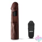 Jock Vibrating Penis Extension with Remote - Dark - Image 2