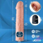 Jock Vibrating Penis Extension with Remote - Light - Image 5