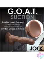 Jock Weightlifting Wesley 7" Dildo With Balls – Brown - Image 10